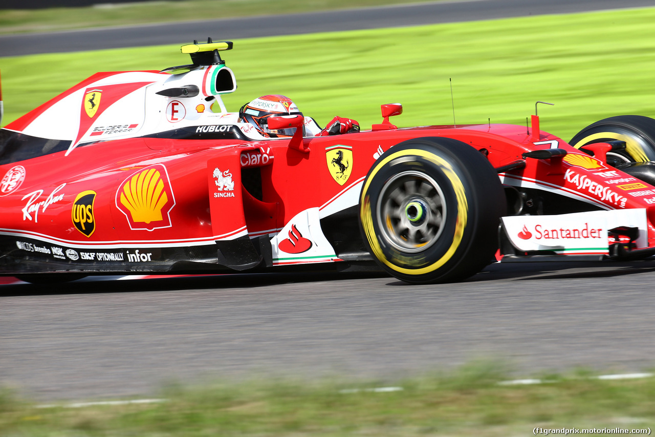 GP GIAPPONE, 07.10.2016 - Prove Libere 1, Kimi Raikkonen (FIN) Ferrari SF16-H