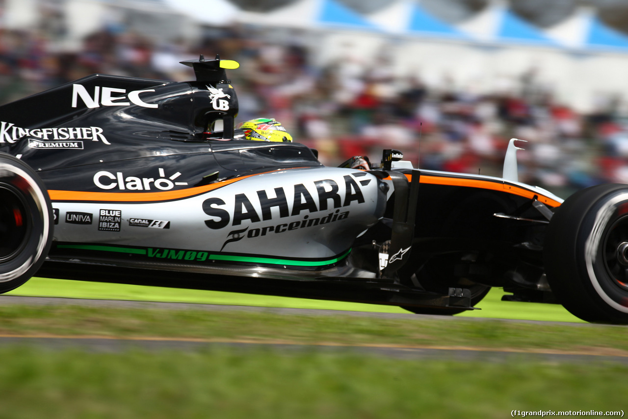 GP GIAPPONE, 07.10.2016 - Prove Libere 1, Sergio Perez (MEX) Sahara Force India F1 VJM09