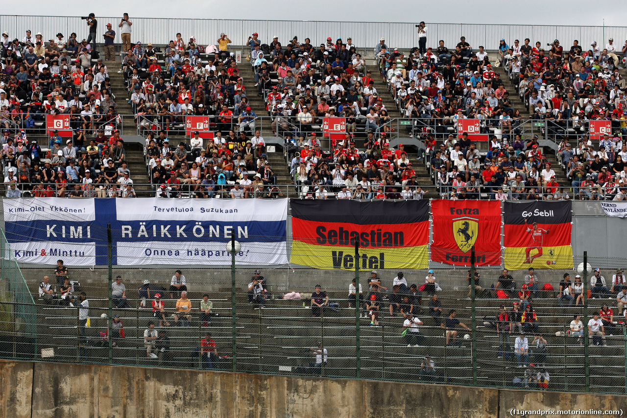 GP GIAPPONE, 07.10.2016 - Prove Libere 2, Fans