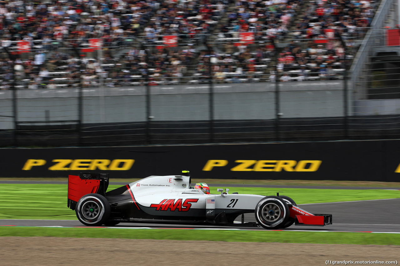 GP GIAPPONE, 07.10.2016 - Prove Libere 2, Esteban Gutierrez (MEX) Haas F1 Team VF-16