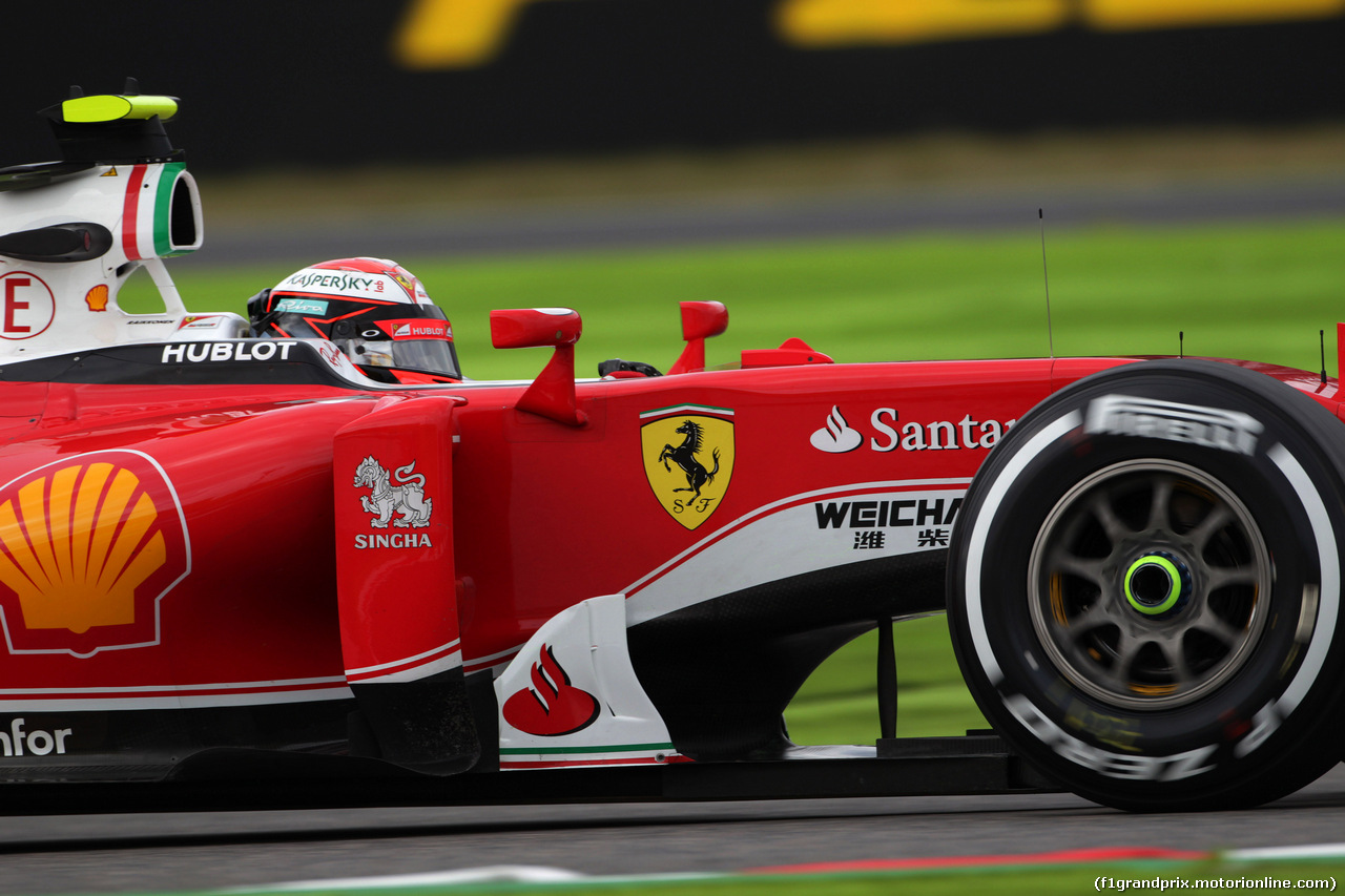 GP GIAPPONE, 07.10.2016 - Prove Libere 2, Kimi Raikkonen (FIN) Ferrari SF16-H