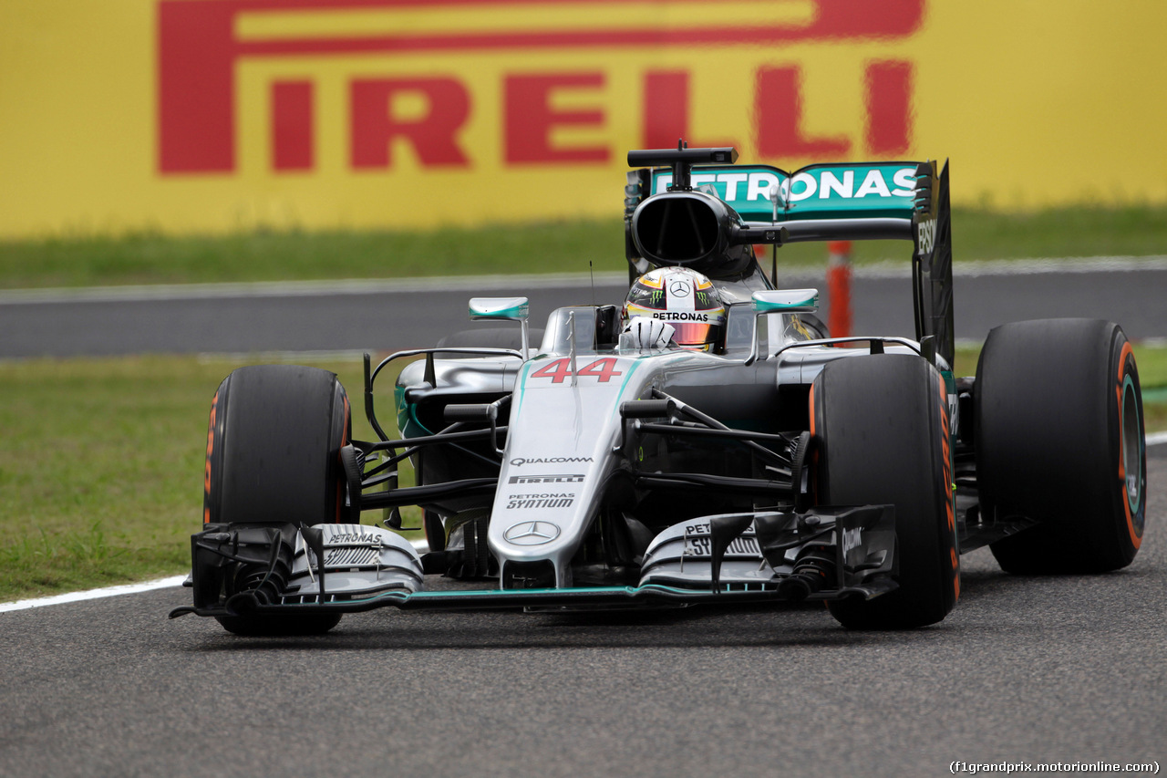 GP GIAPPONE, 07.10.2016 - Prove Libere 2, Lewis Hamilton (GBR) Mercedes AMG F1 W07 Hybrid