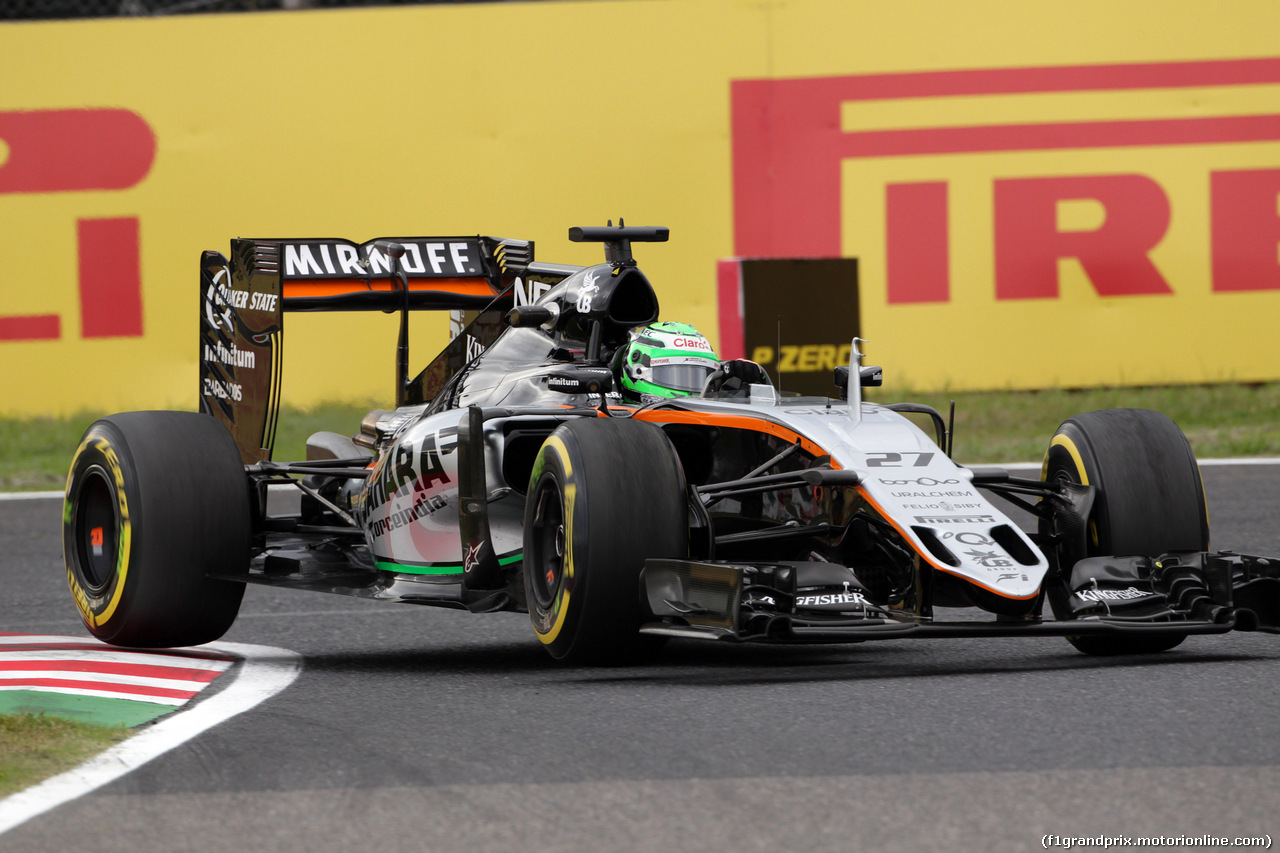 GP GIAPPONE, 07.10.2016 - Prove Libere 2, Nico Hulkenberg (GER) Sahara Force India F1 VJM09