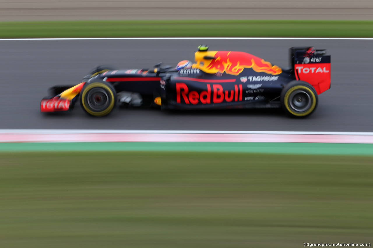 GP GIAPPONE, 07.10.2016 - Prove Libere 2, Max Verstappen (NED) Red Bull Racing RB12