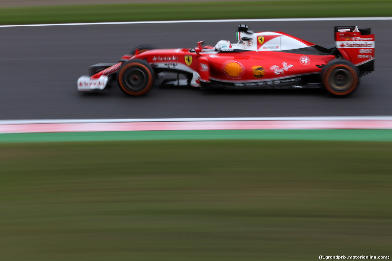 GP GIAPPONE, 07.10.2016 - Prove Libere 2, Sebastian Vettel (GER) Ferrari SF16-H