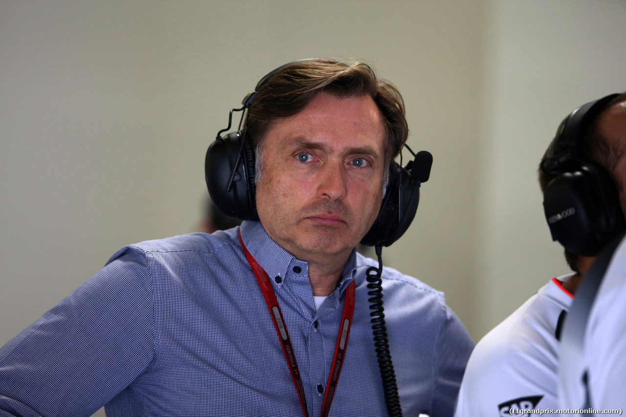 GP GIAPPONE, 07.10.2016 - Prove Libere 2, Jost Capito (GER) McLaren Chief Executive Officer
