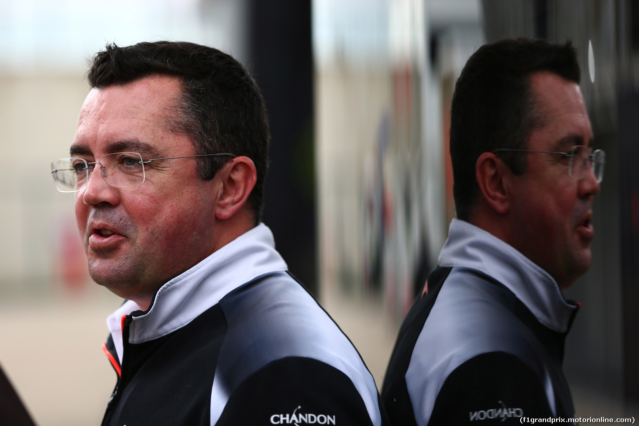 GP GRAN BRETAGNA, 10.07.2016 - Eric Boullier (FRA) McLaren Racing Director