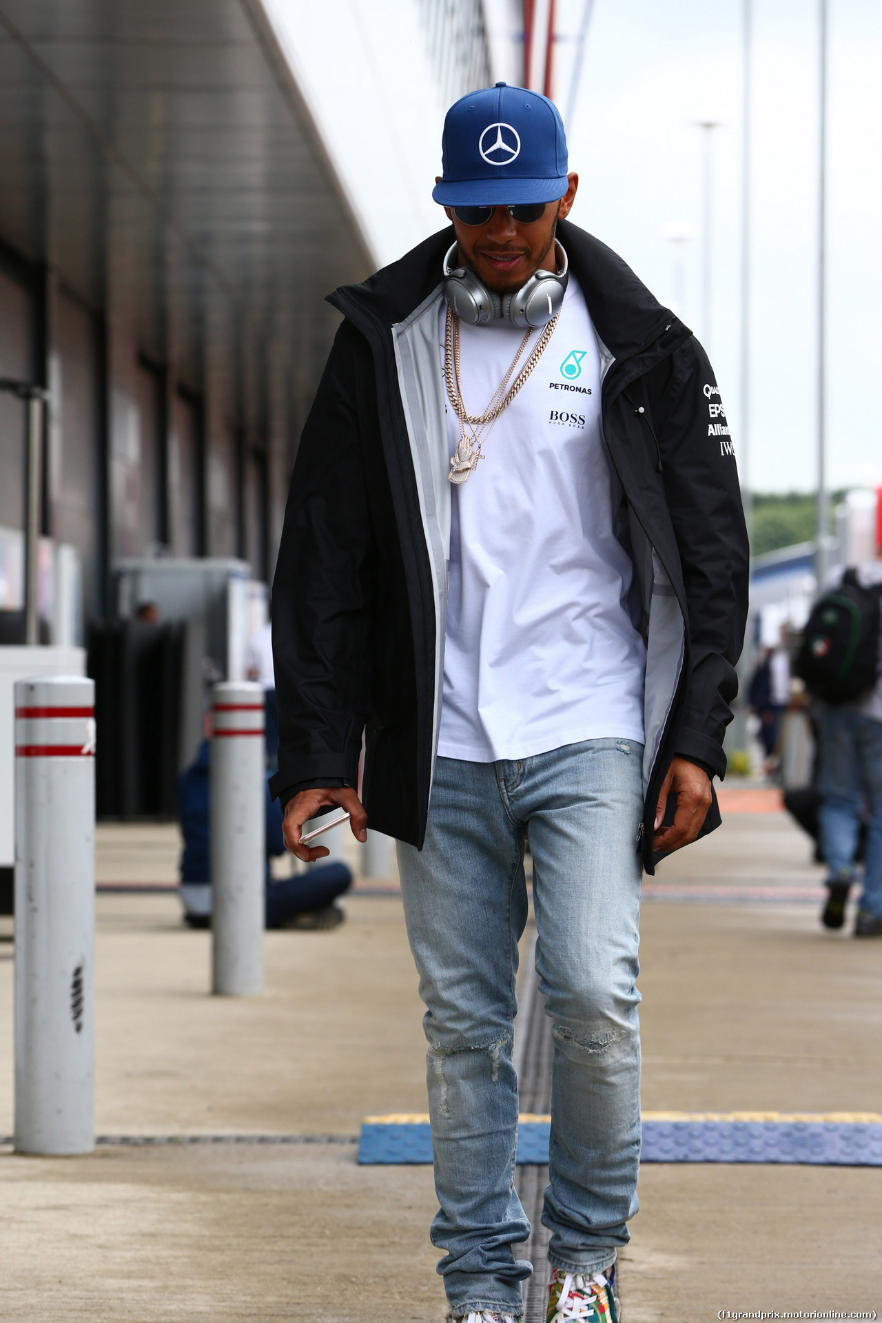 GP GRAN BRETAGNA, 10.07.2016 - Lewis Hamilton (GBR) Mercedes AMG F1 W07 Hybrid