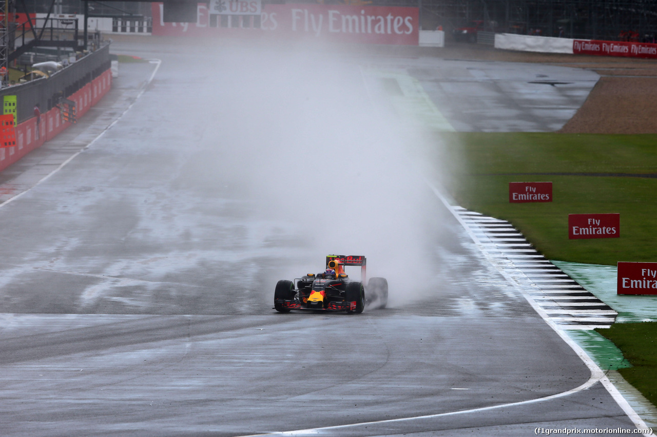 GP GRAN BRETAGNA, 10.07.2016 - Gara, Max Verstappen (NED) Red Bull Racing RB12