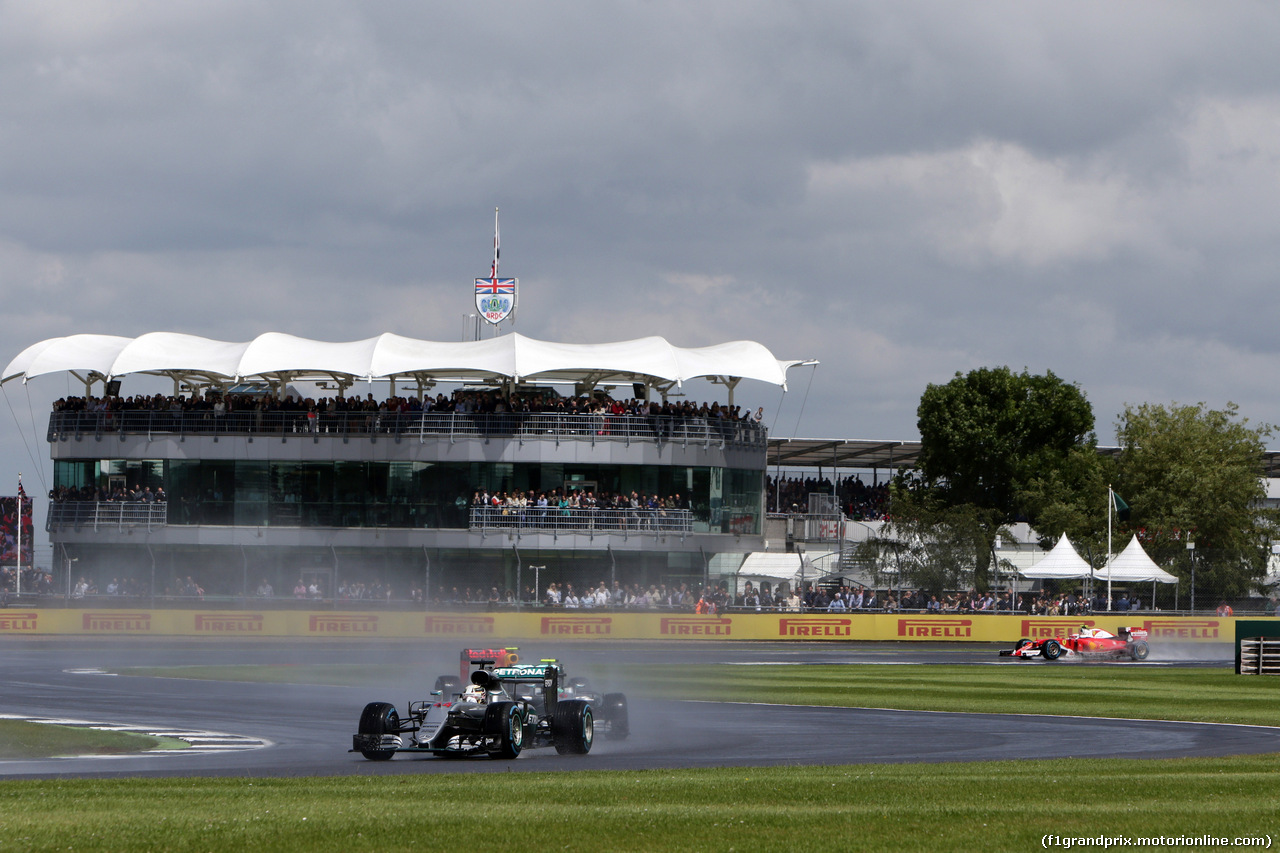 GP GRAN BRETAGNA, 10.07.2016 - Gara, Lewis Hamilton (GBR) Mercedes AMG F1 W07 Hybrid