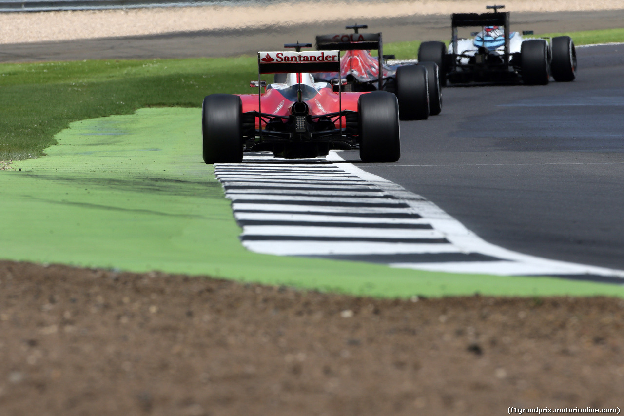 GP GRAN BRETAGNA, 10.07.2016 - Gara, Sebastian Vettel (GER) Ferrari SF16-H