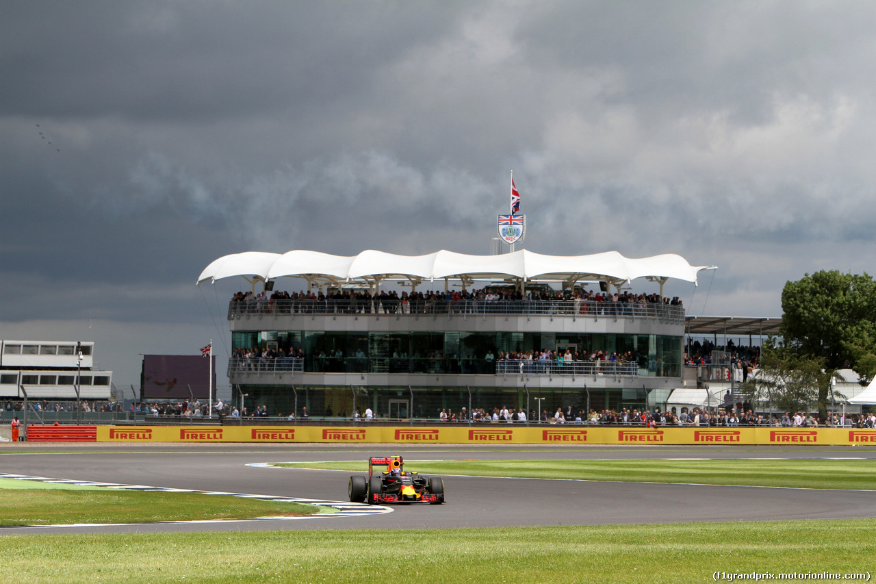 GP GRAN BRETAGNA, 10.07.2016 - Gara, Max Verstappen (NED) Red Bull Racing RB12