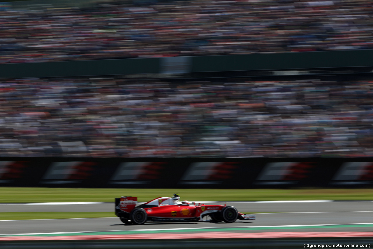 GP GRAN BRETAGNA, 10.07.2016 - Gara, Kimi Raikkonen (FIN) Ferrari SF16-H