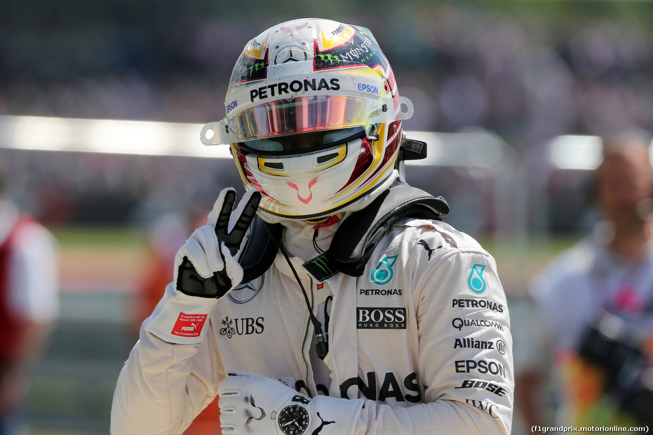 GP GRAN BRETAGNA, 10.07.2016 - Gara, Lewis Hamilton (GBR) Mercedes AMG F1 W07 Hybrid vincitore