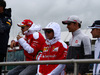 GP GRAN BRETAGNA, 10.07.2016 - Sebastian Vettel (GER) Ferrari SF16-H , Kimi Raikkonen (FIN) Ferrari SF16-H e Esteban Gutierrez (MEX) Haas F1 Team VF-16