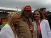GP GRAN BRETAGNA, 10.07.2016 - Gara, Nikki Lauda (AU), Mercedes e Geri Halliwell (GBR)