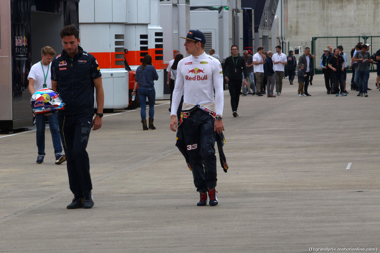 GP GRAN BRETAGNA, 07.07.2016 - Max Verstappen (NED) Red Bull Racing RB12
