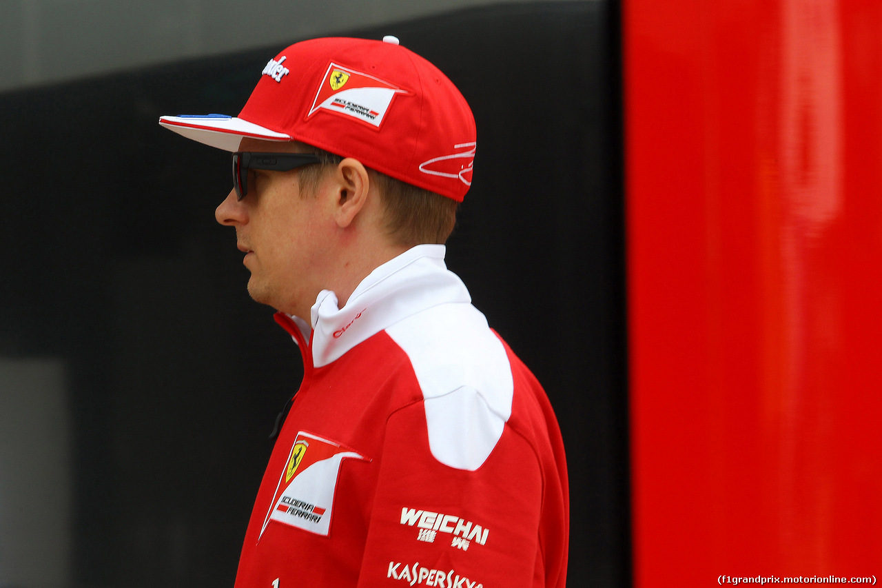 GP GRAN BRETAGNA, 07.07.2016 - Kimi Raikkonen (FIN) Ferrari SF16-H