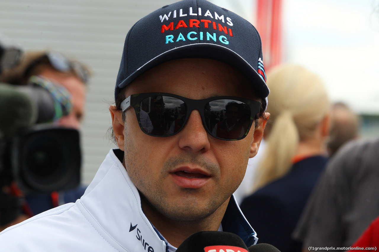 GP GRAN BRETAGNA, 07.07.2016 - Felipe Massa (BRA) Williams FW38