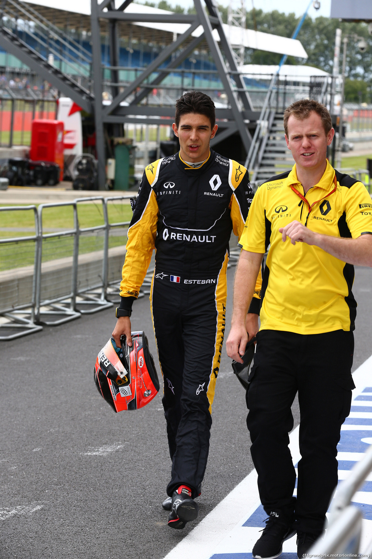 GP GRAN BRETAGNA, 07.07.2016 - Esteban Ocon (FRA) Renault Sport Formula One Team Test Driver