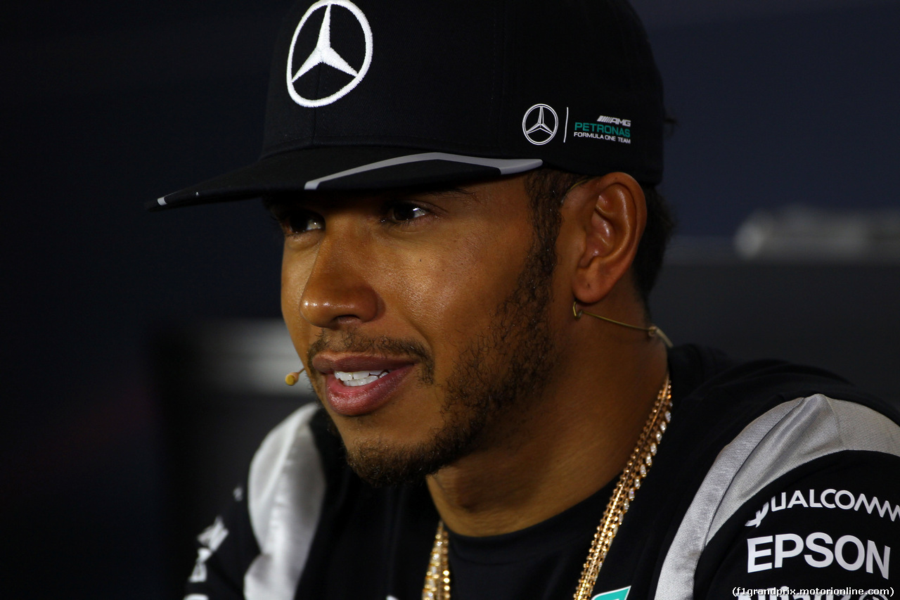 GP GRAN BRETAGNA, 07.07.2016 - Conferenza Stampa, Lewis Hamilton (GBR) Mercedes AMG F1 W07 Hybrid