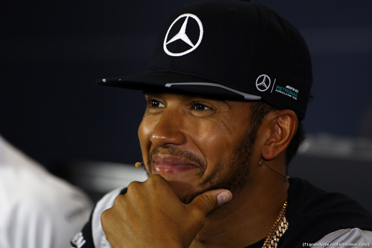 GP GRAN BRETAGNA, 07.07.2016 - Conferenza Stampa, Lewis Hamilton (GBR) Mercedes AMG F1 W07 Hybrid
