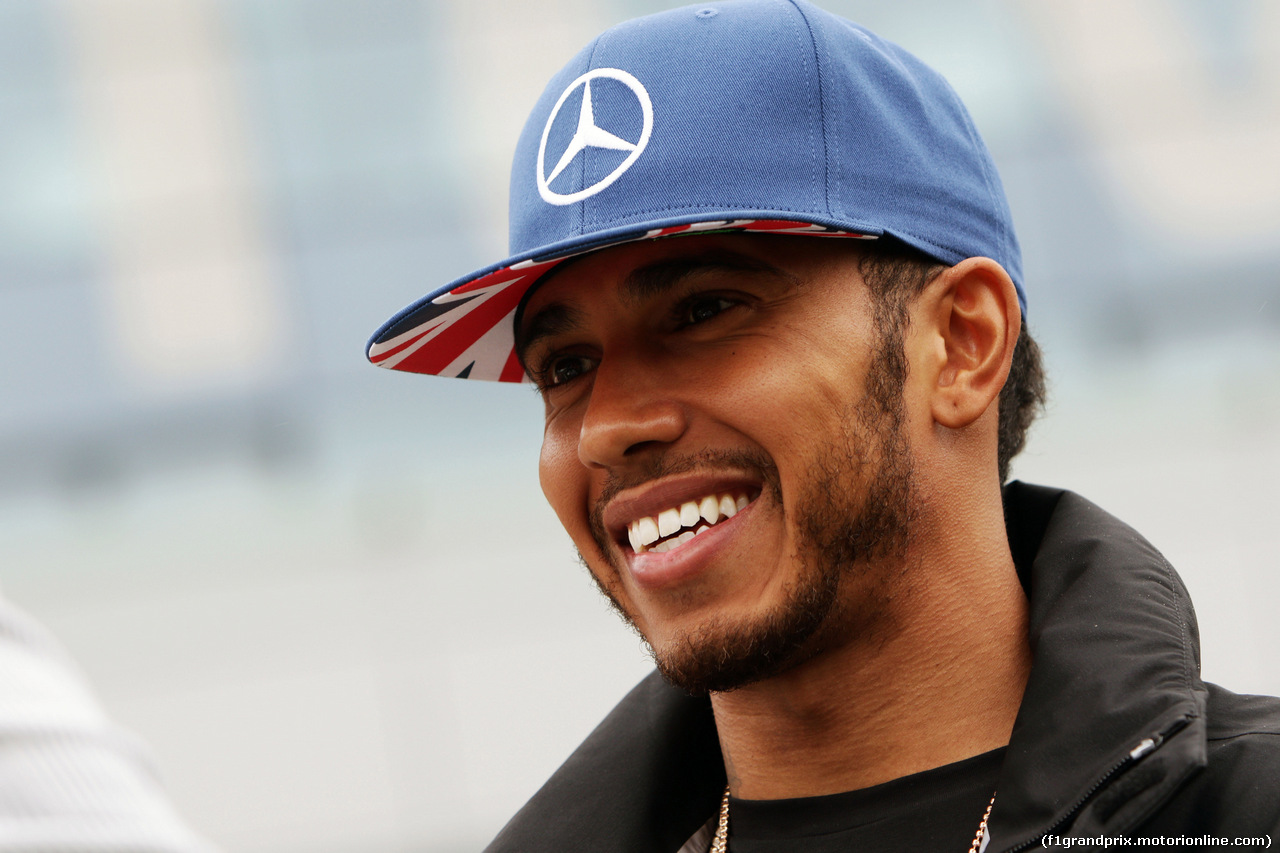 GP GRAN BRETAGNA, 07.07.2016- Lewis Hamilton (GBR) Mercedes AMG F1.