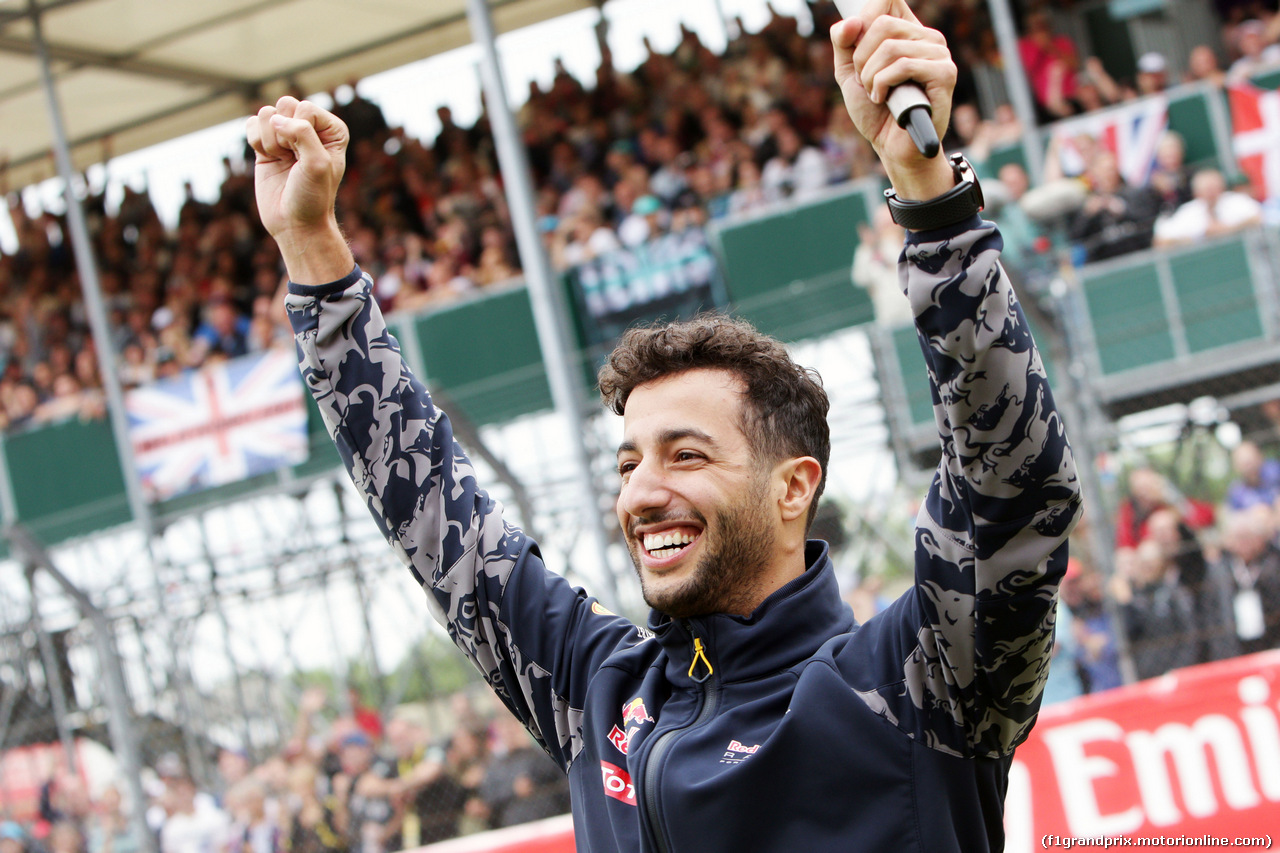 GP GRAN BRETAGNA, 07.07.2016- Daniel Ricciardo (AUS) Red Bull Racing.