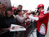 GP GRAN BRETAGNA, 07.07.2016- Kimi Raikkonen (FIN) Ferrari signs autographs for the fans.