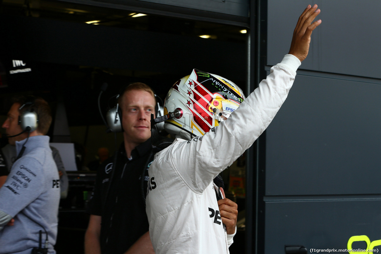 GP GRAN BRETAGNA, 09.07.2016 - Prove Libere 3, Lewis Hamilton (GBR) Mercedes AMG F1 W07 Hybrid