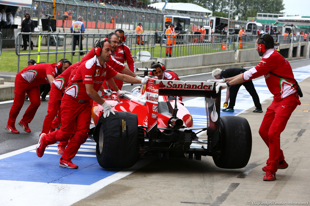 GP GRAN BRETAGNA, 09.07.2016 - Prove Libere 3, Sebastian Vettel (GER) Ferrari SF16-H