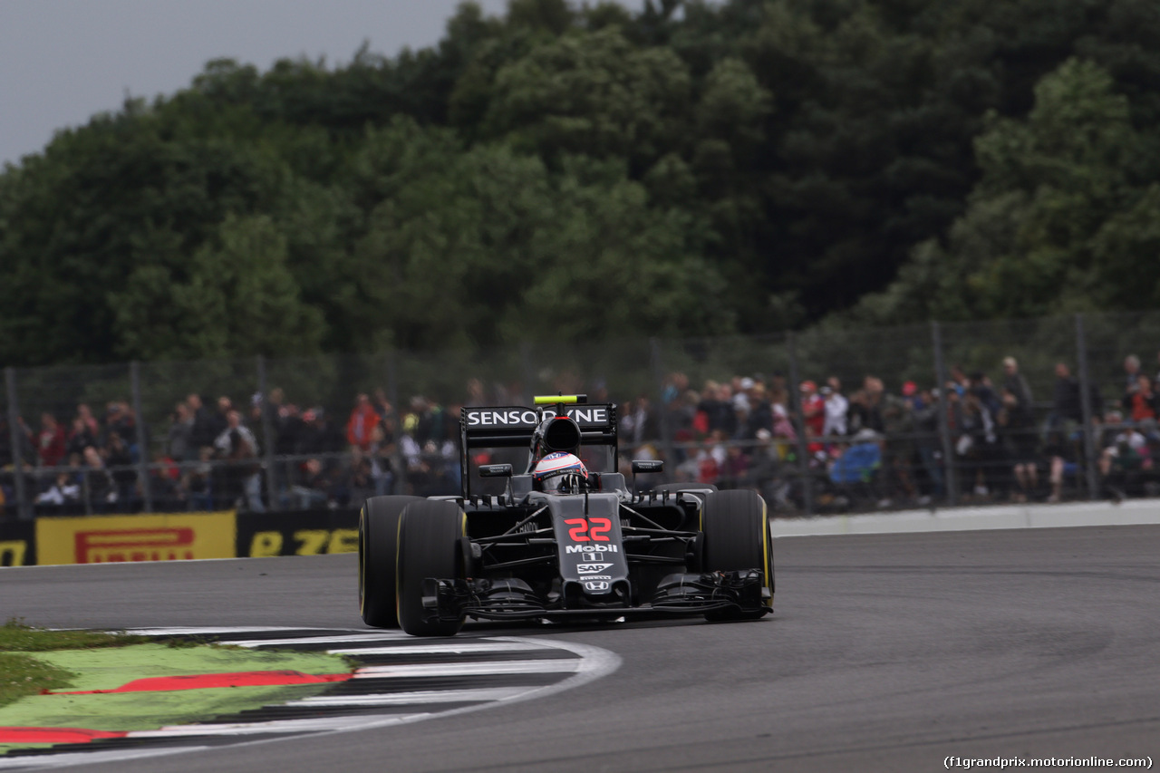 GP GRAN BRETAGNA, 09.07.2016 - Prove Libere 3, Jenson Button (GBR)  McLaren Honda MP4-31