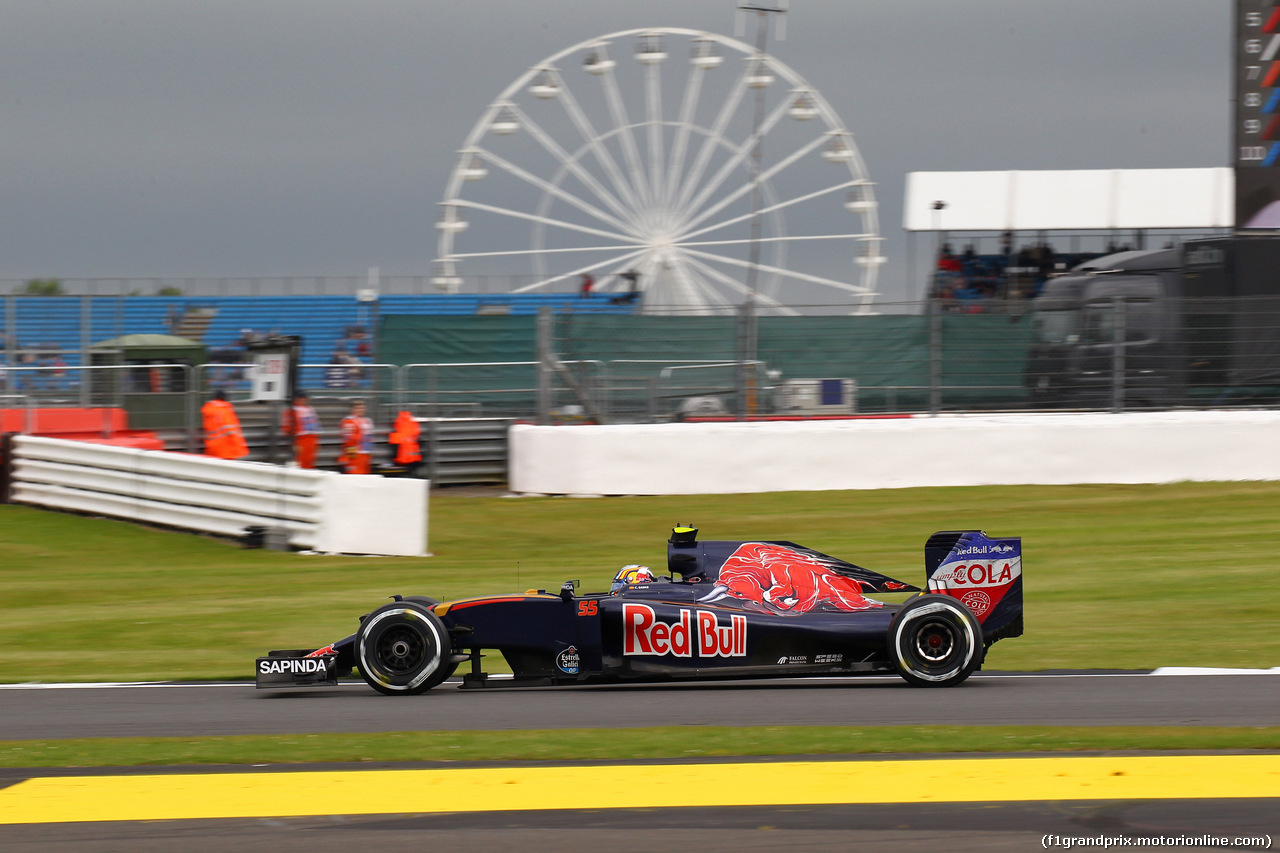 GP GRAN BRETAGNA, 09.07.2016 - Prove Libere 3, Carlos Sainz Jr (ESP) Scuderia Toro Rosso STR11