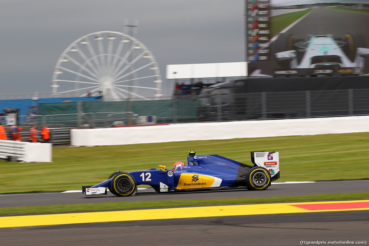 GP GRAN BRETAGNA, 09.07.2016 - Prove Libere 3, Felipe Nasr (BRA) Sauber C34