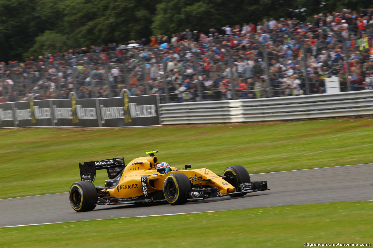 GP GRAN BRETAGNA, 09.07.2016 - Prove Libere 3, Jolyon Palmer (GBR) Renault Sport F1 Team RS16