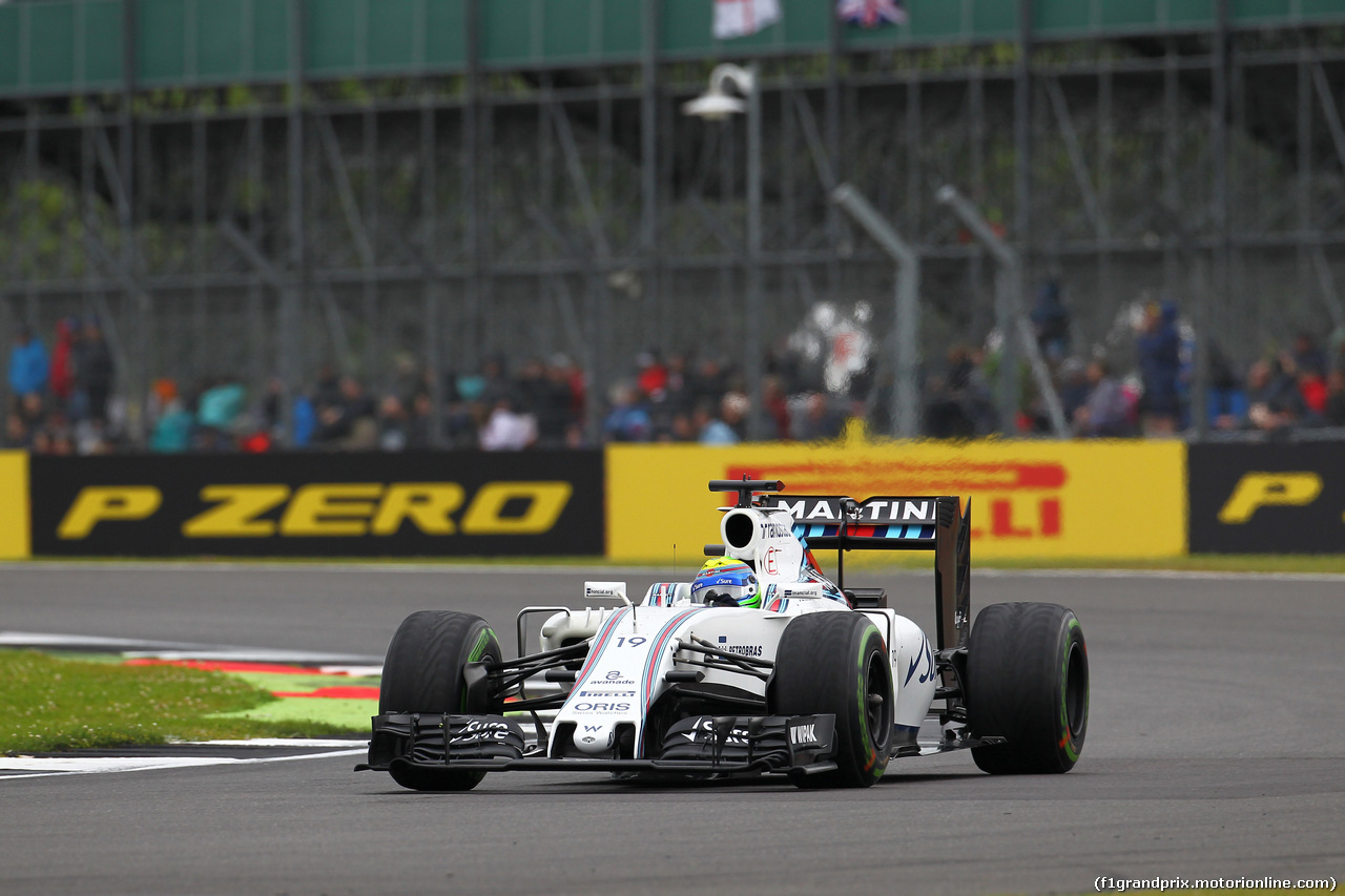 GP GRAN BRETAGNA, 09.07.2016 - Prove Libere 3, Felipe Massa (BRA) Williams FW38