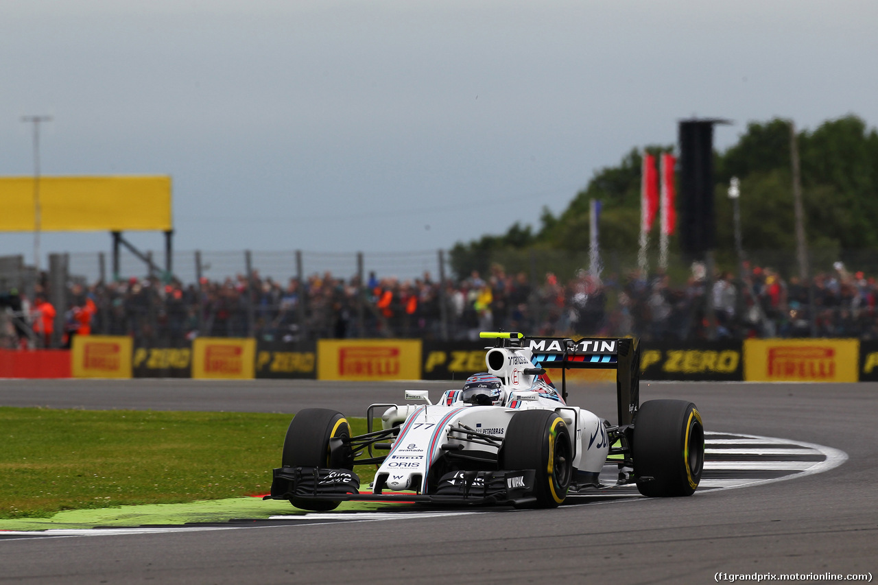 GP GRAN BRETAGNA, 09.07.2016 - Prove Libere 3, Valtteri Bottas (FIN) Williams FW38