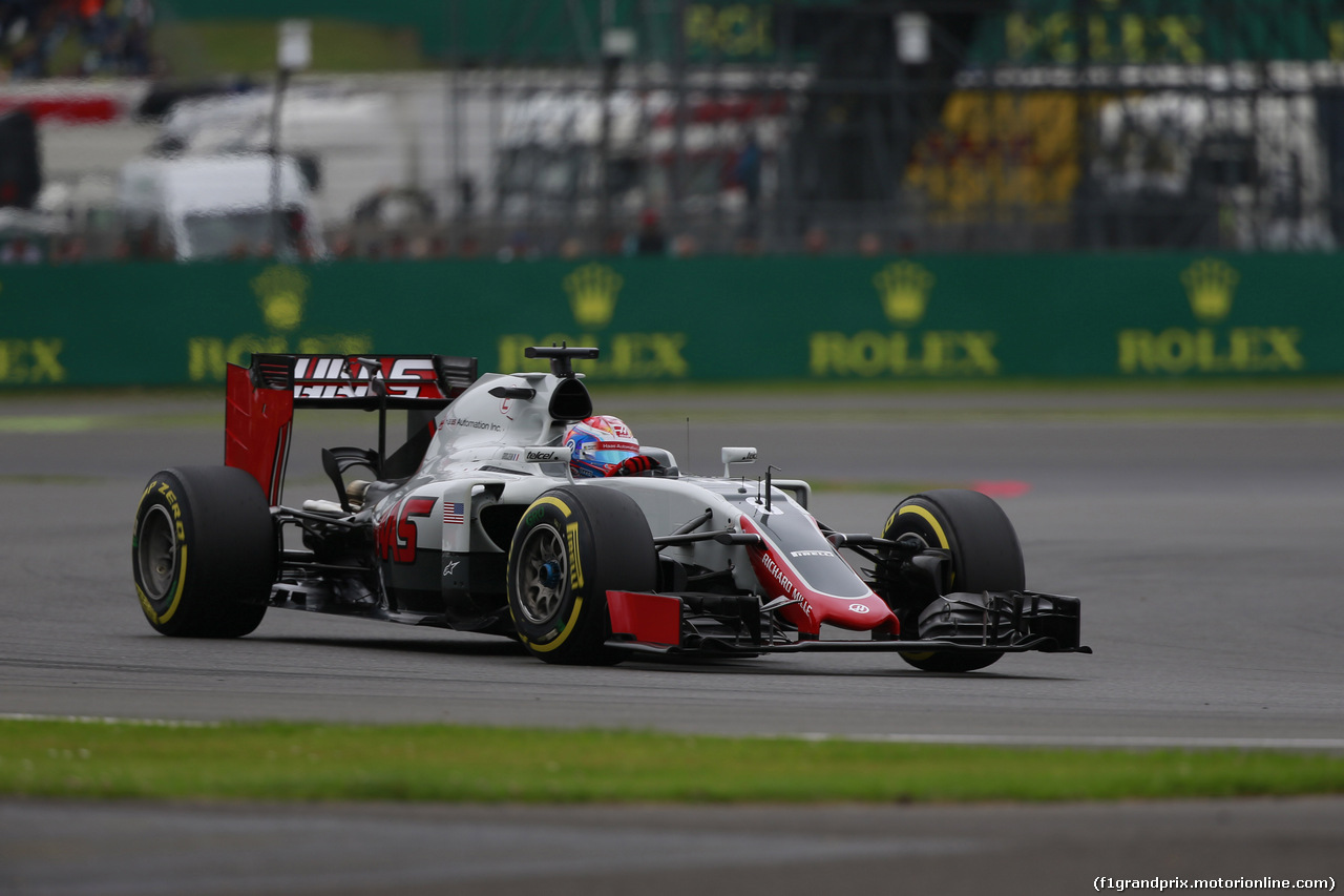 GP GRAN BRETAGNA, 09.07.2016 - Qualifiche, Romain Grosjean (FRA) Haas F1 Team VF-16