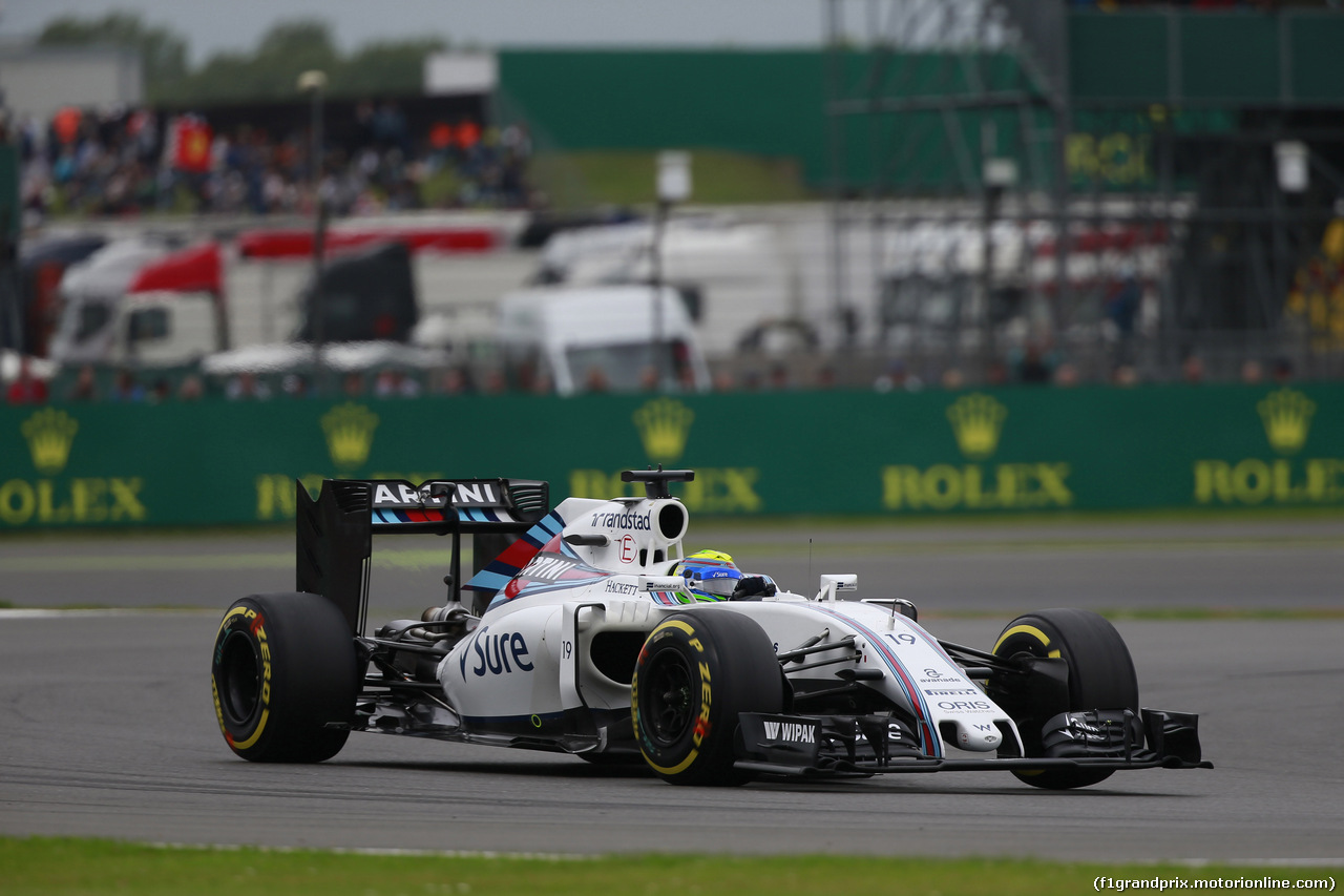 GP GRAN BRETAGNA, 09.07.2016 - Qualifiche, Felipe Massa (BRA) Williams FW38