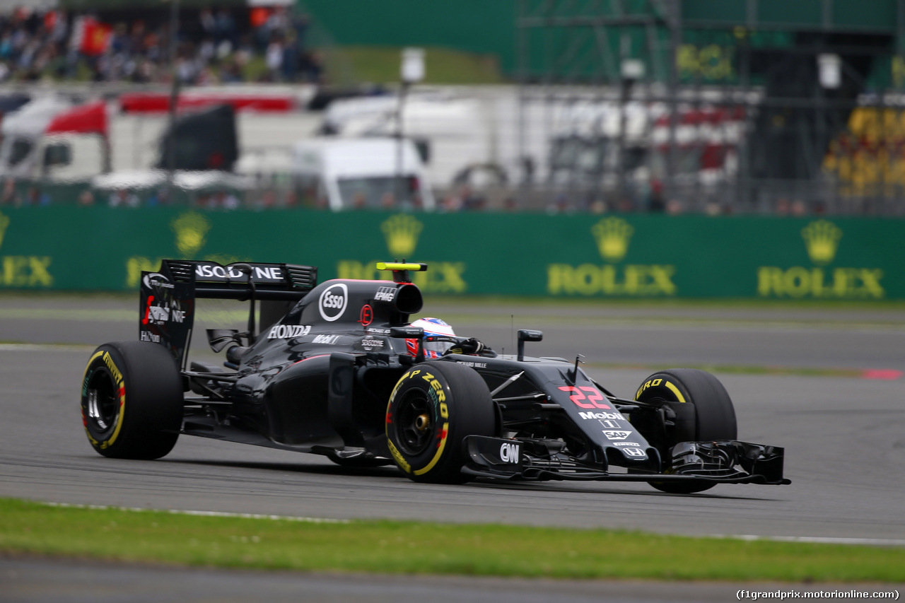 GP GRAN BRETAGNA, 09.07.2016 - Qualifiche, Jenson Button (GBR)  McLaren Honda MP4-31