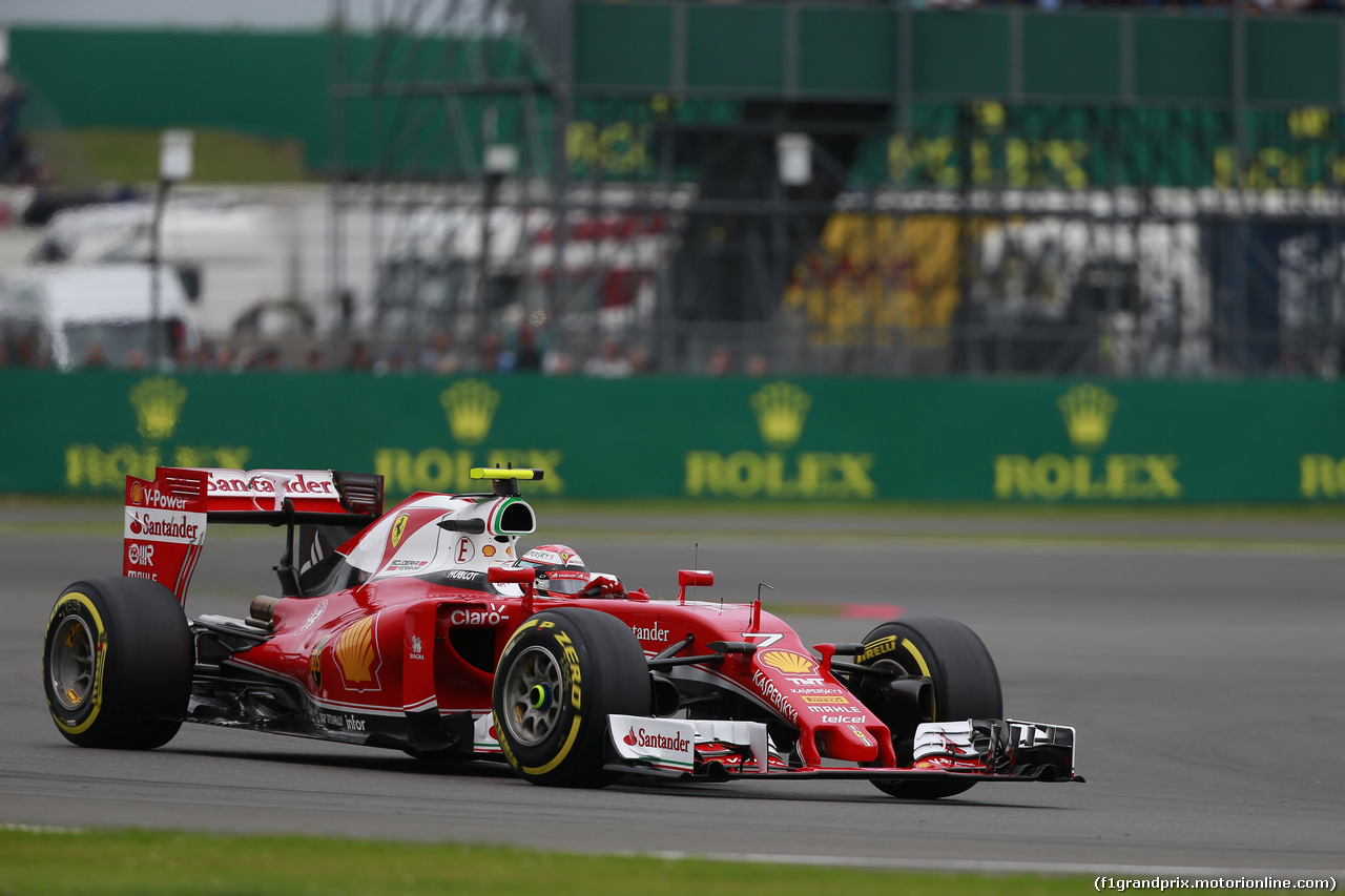 GP GRAN BRETAGNA, 09.07.2016 - Qualifiche, Kimi Raikkonen (FIN) Ferrari SF16-H