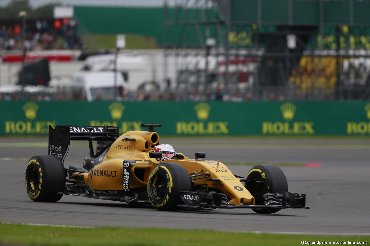 GP GRAN BRETAGNA, 09.07.2016 - Qualifiche, Kevin Magnussen (DEN) Renault Sport F1 Team RS16