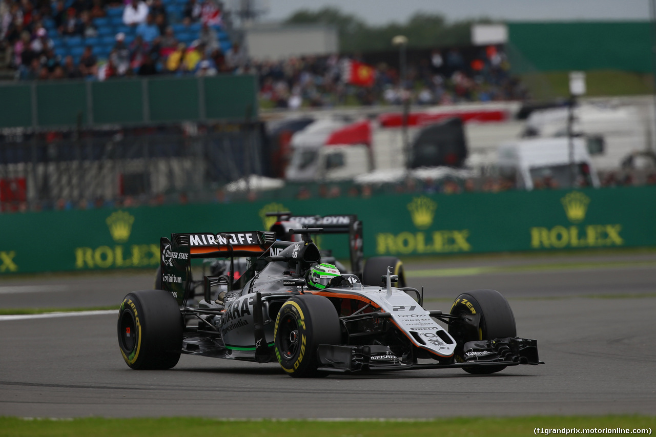 GP GRAN BRETAGNA, 09.07.2016 - Qualifiche, Nico Hulkenberg (GER) Sahara Force India F1 VJM09