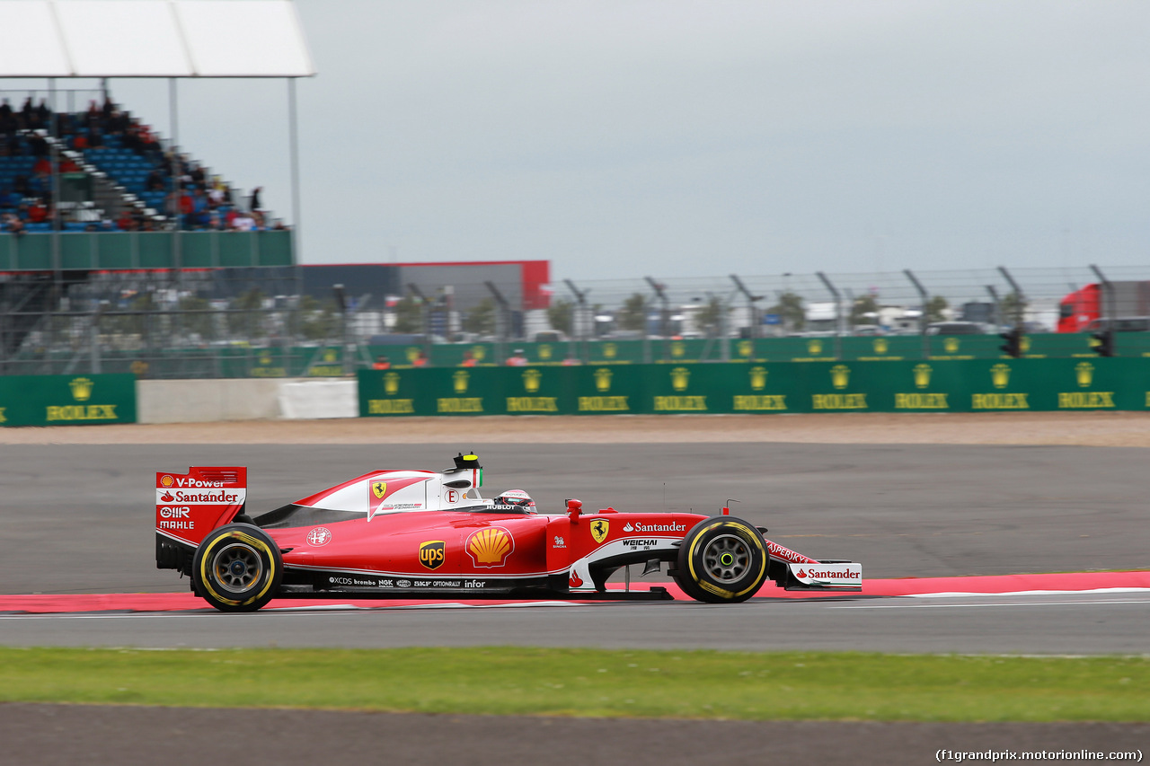 GP GRAN BRETAGNA, 09.07.2016 - Qualifiche, Kimi Raikkonen (FIN) Ferrari SF16-H