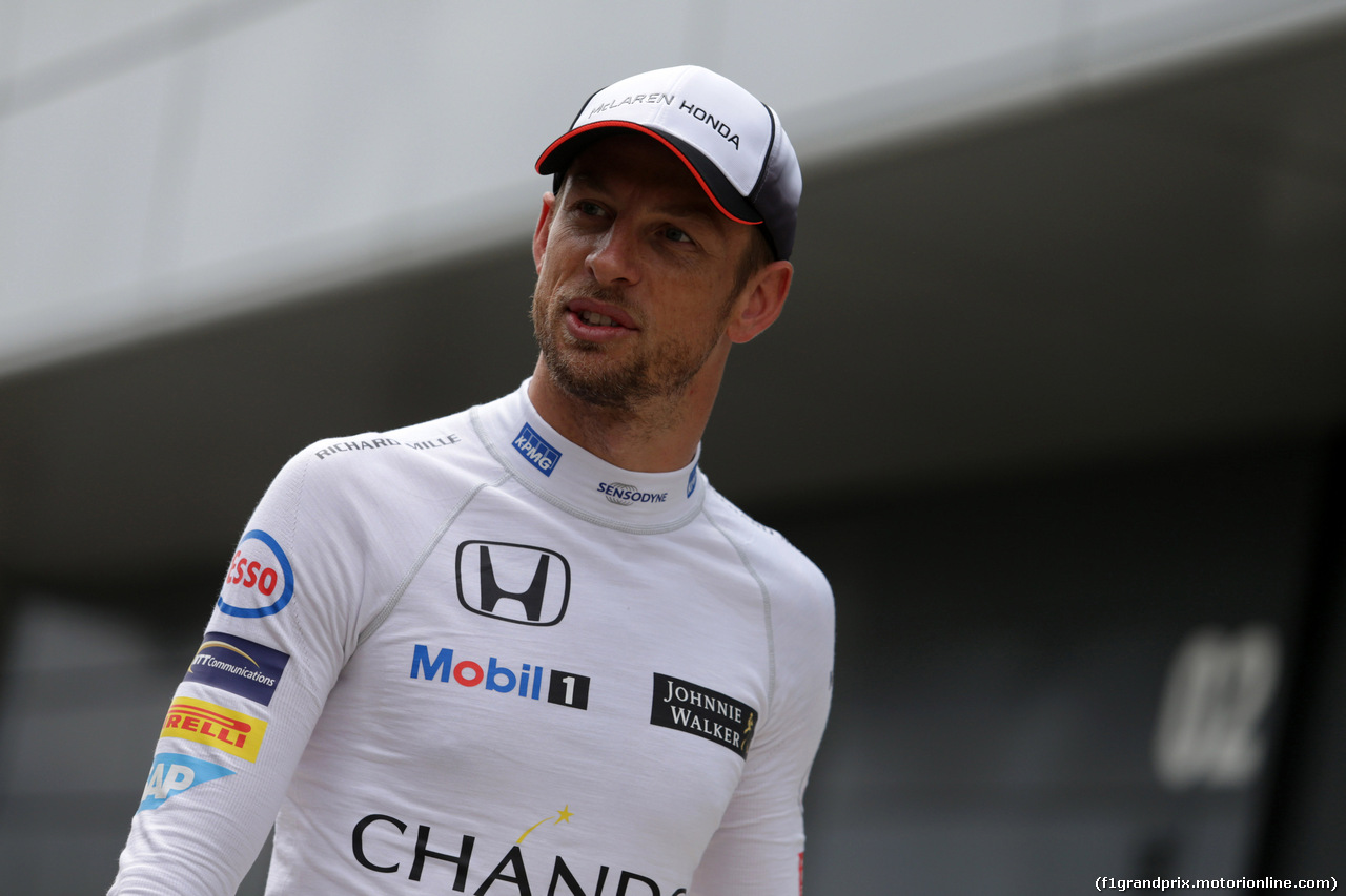 GP GRAN BRETAGNA, 09.07.2016 - Qualifiche, Jenson Button (GBR)  McLaren Honda MP4-31