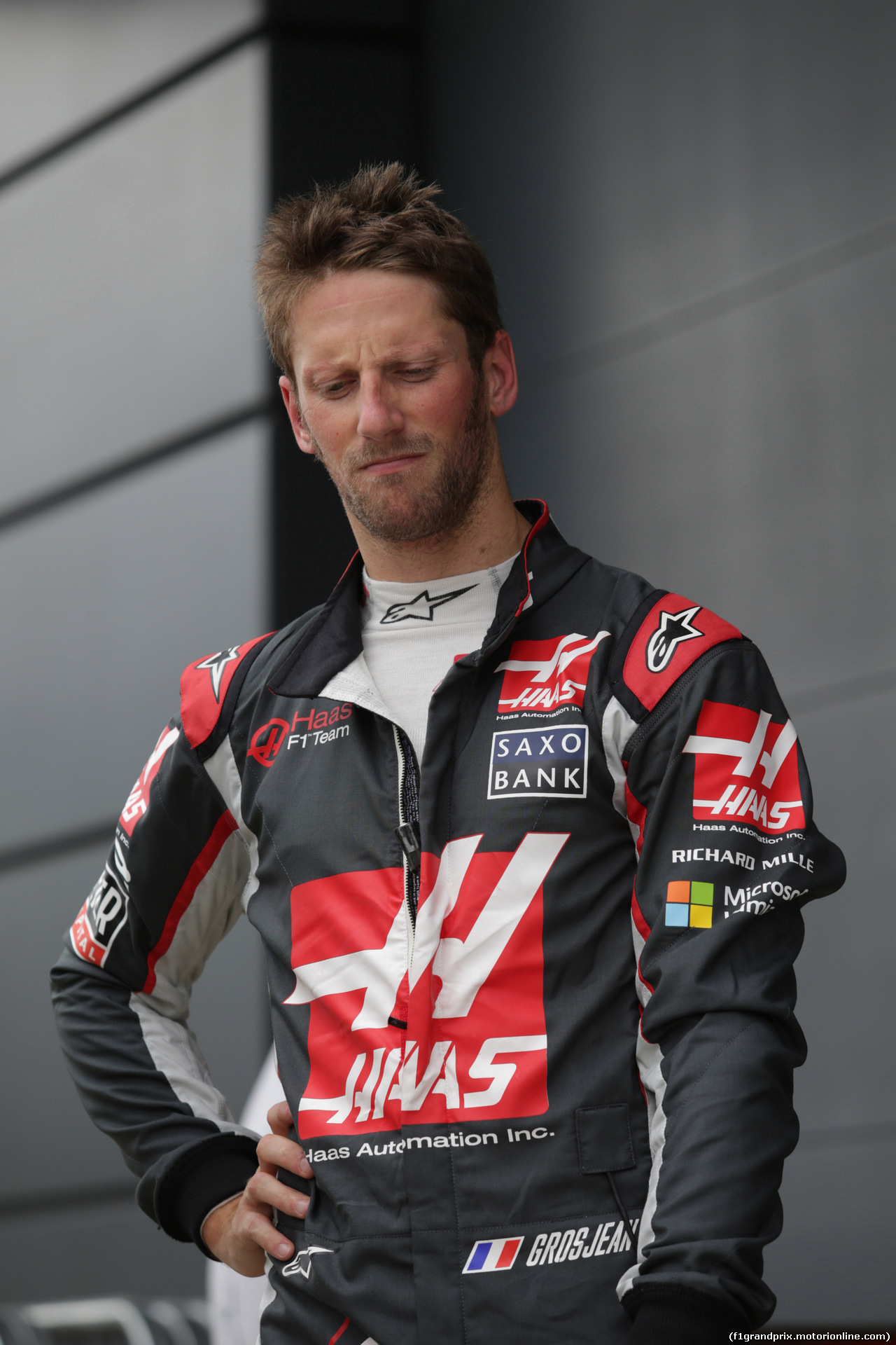 GP GRAN BRETAGNA, 09.07.2016 - Qualifiche, Romain Grosjean (FRA) Haas F1 Team VF-16