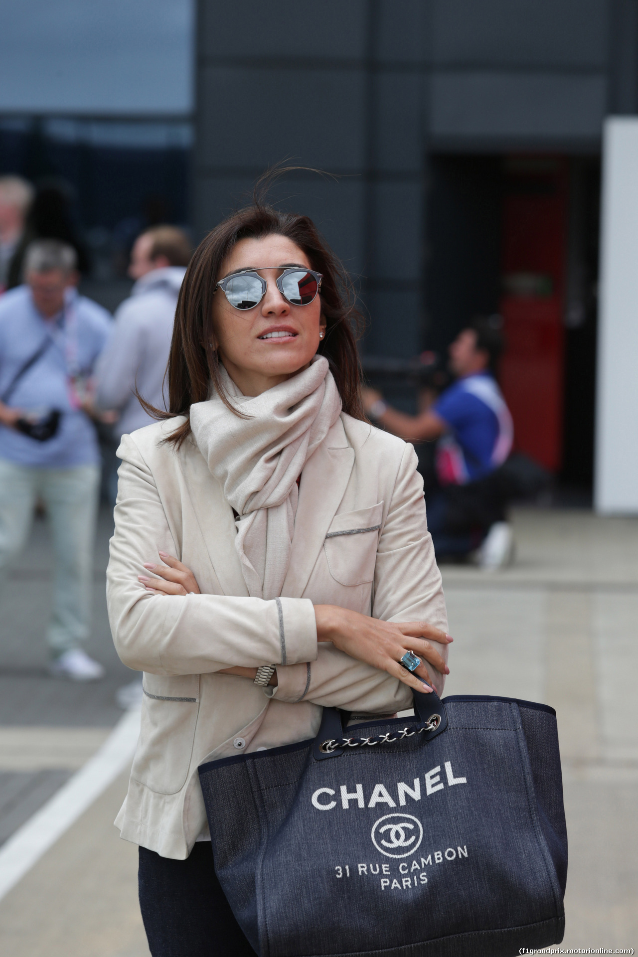 GP GRAN BRETAGNA, 09.07.2016 - Qualifiche, Fabiana Flosi (BRA), Wife of Bernie Ecclestone