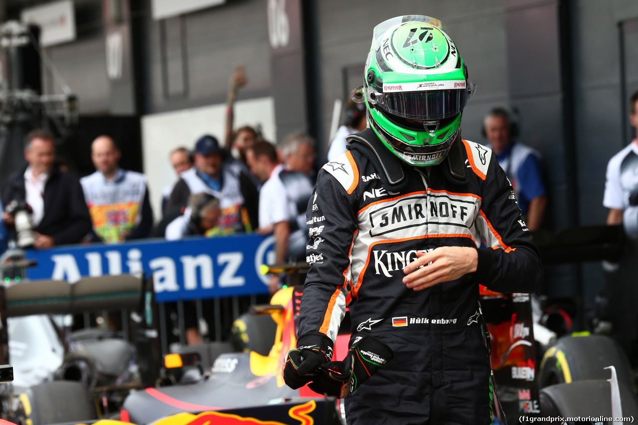 GP GRAN BRETAGNA, 09.07.2016 - Qualifiche, Nico Hulkenberg (GER) Sahara Force India F1 VJM09