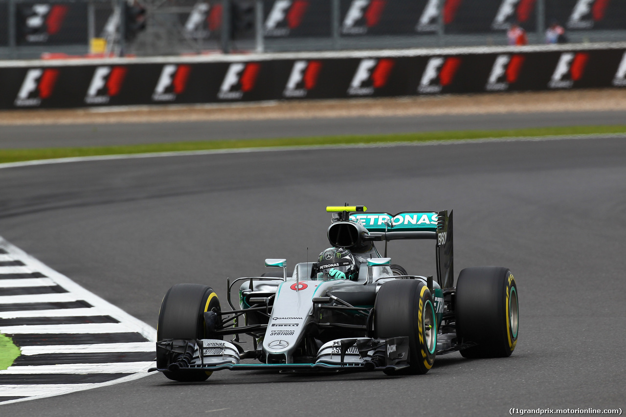 GP GRAN BRETAGNA, 09.07.2016 - Qualifiche, Nico Rosberg (GER) Mercedes AMG F1 W07 Hybrid