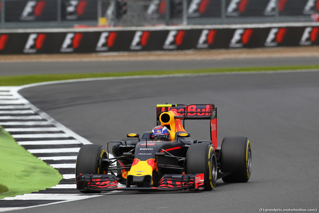 GP GRAN BRETAGNA, 09.07.2016 - Qualifiche, Max Verstappen (NED) Red Bull Racing RB12